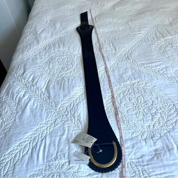 NWT BANANA REPUBLIC GENUINE LEATHER BLACK BELT main image 5